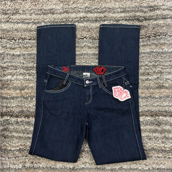 Chick Y2K Low Rise Mini Bootcut Jeans Sz 26 NWT | Vintage Low Rise Bootcut Jean* - Picture 4 of 15